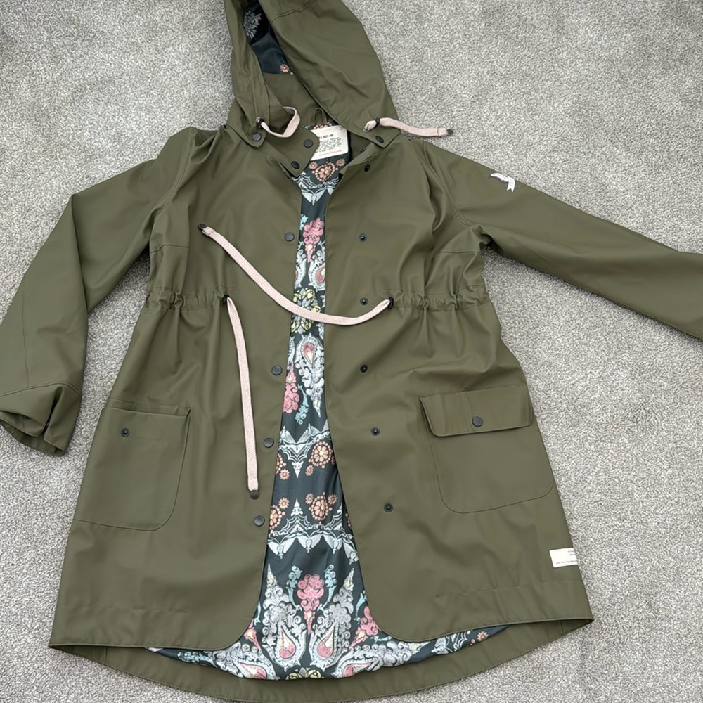 Ladies raincoat Old Molly uncorporated size 2(m/l) with lining and hood